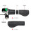 Twist Grip Throttle with LCD Display (Power Indicator) & Key Lock for E-Bikes/Scooters/Motorcycles 36V 6