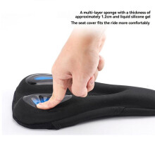 Bike Cover Bike Cushion Comfortable Gel Padded Bicycle Cushion Outdoor & Indoor Saddle Cover
