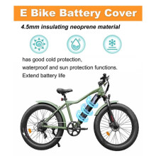 E-Bike Frame, Koude- en Stofdichte Hoes, Weerbestendige E-Bike Accuhoes, Waterdichte en Reflecterende E-Bike Stofhoes