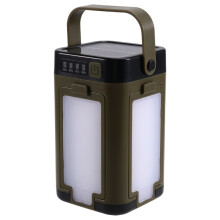 Foldable LED Camping Lantern Solar Charging Multifunctional Portable Tent Lights for Tents, Power Outages, Emergency