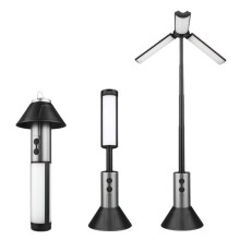 Linterna de Camping Multifuncional 2 en 1, Telescópica, Recargable, para Emergencias y Trabajo Al Aire Libre.