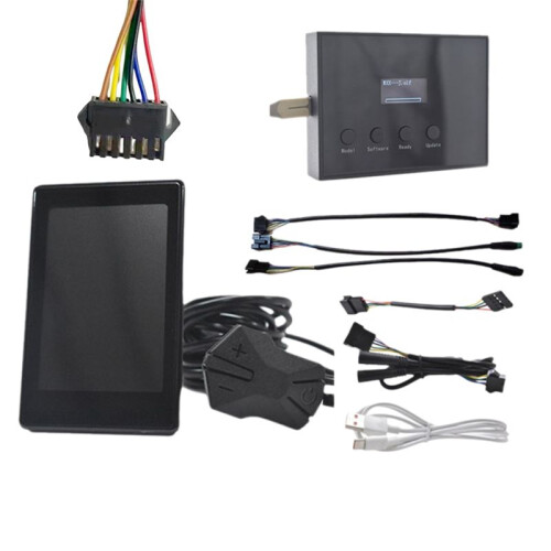 Kit de Programmation et D'Identification de Protocole pour Compteur LCD de Scooter Électrique 24 V/36 V/48 V/60 V, Compatible avec les Modèles