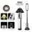 Multi-Functional Camping Light 2 in 1 Rechargeable Telescopic Camping Lantern Flashlight Outdoor Emergency Work Light 2