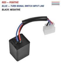 Electric Bicycle Three-Wire LED Turning Signal Lights Positive Control Flasher LED Blinking Relay 48/60V