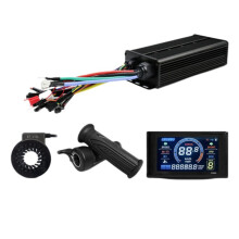 E-Bicycle Three Mode Controller Set 100A 48V-72V Sine Wave Controller S966 Display Color Screen E-Bicycle Accessories