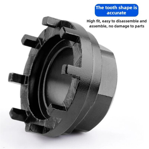 Eight Teeth Tool Bicycle Drive-Side Bottom Bracket Cups Install E-Bike Chainring Lockring Removal Sleeve 2