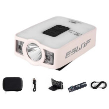 Eslnf Luci LED con Sensore, Clip su Luce per Campeggio All'Aperto, Fari per Campeggio, Pesca, Corsa, Alpinismo D