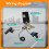 E-Bicycle Three Mode Controller Set 35A 36V 48V 52V Sine Wave Controller S966 Display Color Screen E-Bicycle Accessories 7