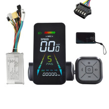 E-Scooter NFC LCDDisplay E-Bike NFC Color Animated Meter Speedometer 24V/36V/48V/60V UART+36V/48V 350W Controller SM5PIN
