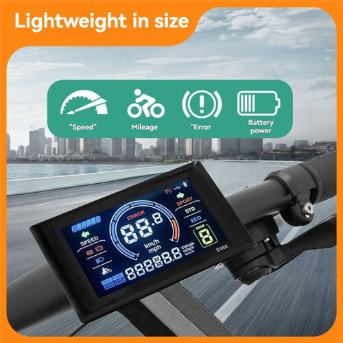 E-Bicycle Three Mode Controller Set 60A 48V -72V Sine Wave Controller S966 Display Color Screen E-Bicycle Accessories 2