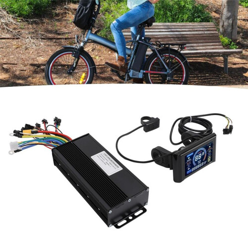 36 V 48 V 52 V Elektrofahrrad-Controller-Motor, Sinuswellen-Controller mit S966-Farbdisplay-Planel für E-Mountainscooter
