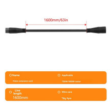 Motor Repair 9 Pin Motor Cable 1600mm Extension Cable for E-Bike 750W 1000W Motor Electric Bike Accessory
