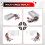 For 48V 60V 64V 72V Systems 1500W Brushless Motor Controller with Reverse Function for EBikes Scooters Motorcycles 7