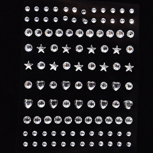 Pegatinas de strass acrílico 95x90mm, 20g 2