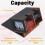 Card Deck Box Card Display with Dice Tray Deck Box Deck Box Holding 160+ Trading Card Storage Box Deck Box Gold 4