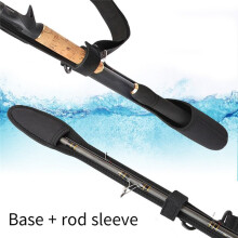 Red Hat Long Style Adjustable Fishing Rod Storage Bag, Fishing Rod Protection Bag, Suitable for Outdoor Fishing.