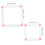 Embroidery Frame Set with Secure Clips for Cross Stitch DIY Crafts Durable Square Plastic Hoops 2