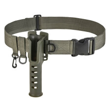 Belt Rod Release Bracket, Fishing Rod Belt Bracket, Belt Type Rod Holder, Fishing Gear Fishing Rod Inserter Green
