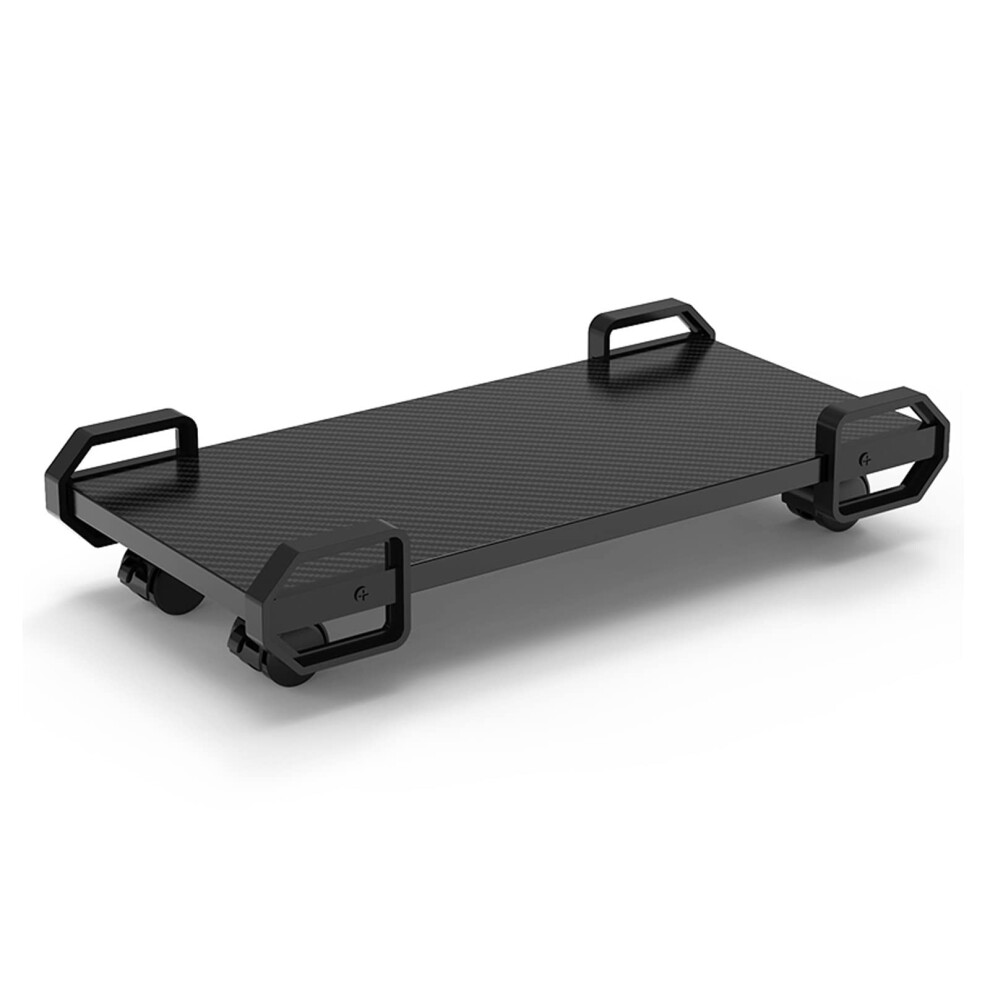 Adjustable Computer Tower Stand With Wheels, Improved Airflow Design, Under Desk Cpu Cart For Home Office 9330225056706