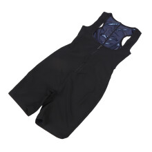 Combinaison de sauna en sweat bleu, zip arrière, taille unique