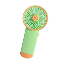 AM3 Battery Operated Handheld Fan Indoor Outdoor Use Ergonomic Handle Lightweight For Kids Adults Outdoor Travel Handheld Fan Green