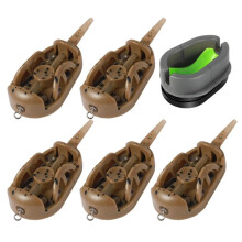 Carp Fishing Method Feeders,Fishing Feeders with Quick Realease Mould,Carp Fishing Accessories 20g+30g+40g+50g+60g+Mould