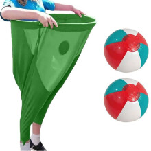 Set di Giochi da Giardino con Pantaloni da Nonna Giganti, Divertente Gioco di Lancio All'Aperto per Genitori e Figli, Ideale per Feste di Gruppo,
