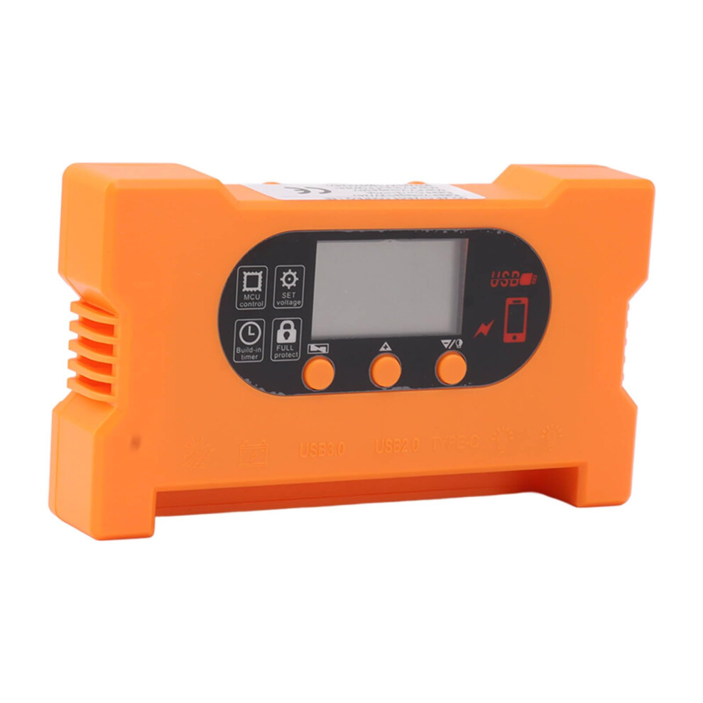 Solar Charge Controller 20A With Dual Usb Typec And Led Dimmer, 12V 24V Solar Panel Regulator 9092120960259