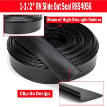 RV Slide Out Seal-1-1/2 Inch Slide-Out Wiper Seal (Clip-)Rubber Seal Weather Stripping for RVs,R854056 Seal Strip 25Ft