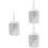 3Pcs Plastic Ice Scoop for Bar Kitchen Grain Scoop Ergonomic Handle 8