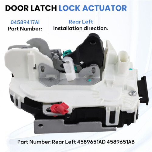 Car Door Lock Actuator  for  Compass   2008-2020 Door Execution Lock Rear Left 4589651AD 1