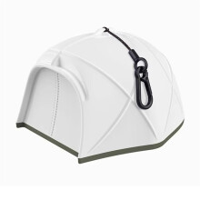 Colorful Tent-Shaped LED Lantern - USB Rechargeable, Portable Ambient Light for Camping and Hiking,Outdoor String Lights