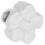 4Pcs Ceramic Flower Shape Vases White for Table and Bedroom Decor 3