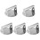5Pcs Stainless Steel Burger Smasher Press Handle Durable Kitchen Tool 4