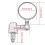 Motorcycle Universal Rearview Mirror for 22mm Handlebar Modification Side Mirror Accessories 6