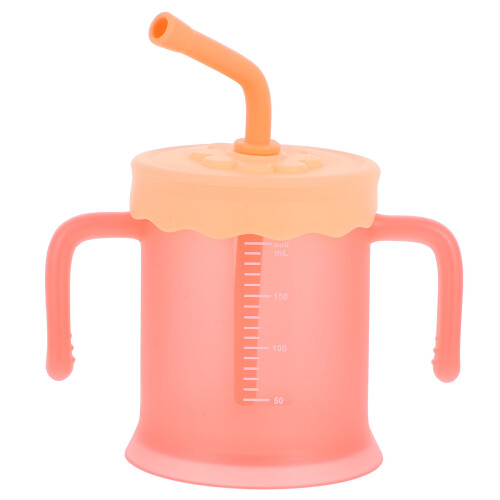 5Pcs Lightweight Kids Drinking Cups Pink Spill-Proof Cups 1