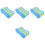 4Stk Schwimm Pull Buoy Eva Kinder Mehrfarbig Schwimmlernhilfe 4