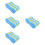 4Stk Schwimm Pull Buoy Eva Kinder Mehrfarbig Schwimmlernhilfe 8