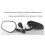 Universal Motorcycle 22mm Handlebar Rearview Mirror Oval Reflector Mirror Modification Accessories B 2