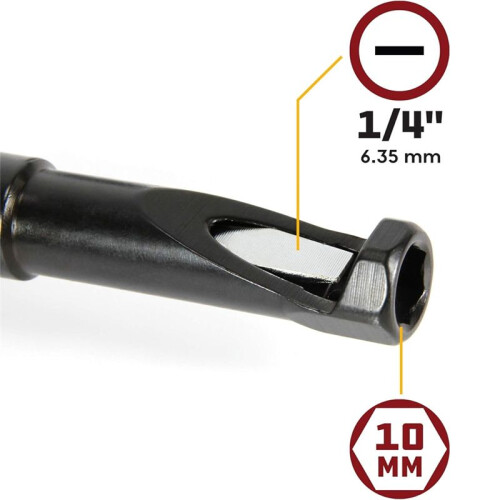 10MM Valve Adjustment Tool Jam Nut,Slotted Valve Adjusting Stud,Valve Grinding Tool,Valve Lapping Guiding Removal Tool 1