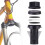 Bicycle Airtag Antitheft Front for Down Tube Bracket Protective Shell Mountain Bike Front Fork Expansion Locking Bracket 4