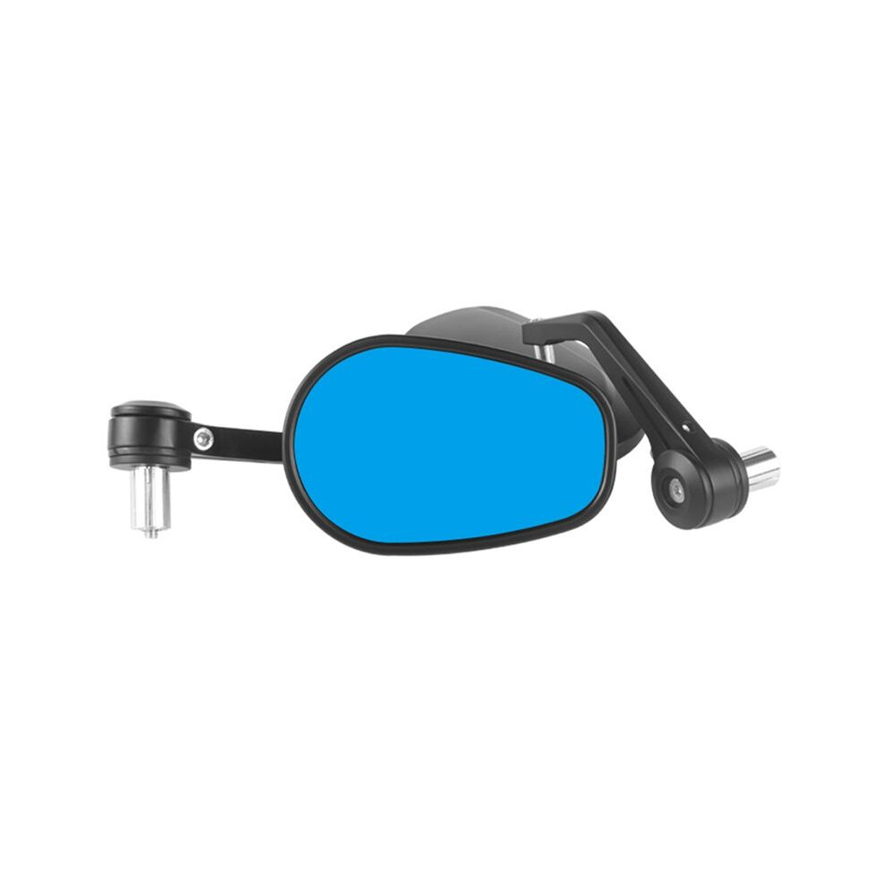 Universal Motorcycle 22Mm Handlebar Rearview Mirror Oval Reflector Mirror Modification Accessories A Light 6033269032851