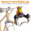 Bicycle Airtag Antitheft Front for Down Tube Bracket Protective Shell Mountain Bike Front Fork Expansion Locking Bracket 5