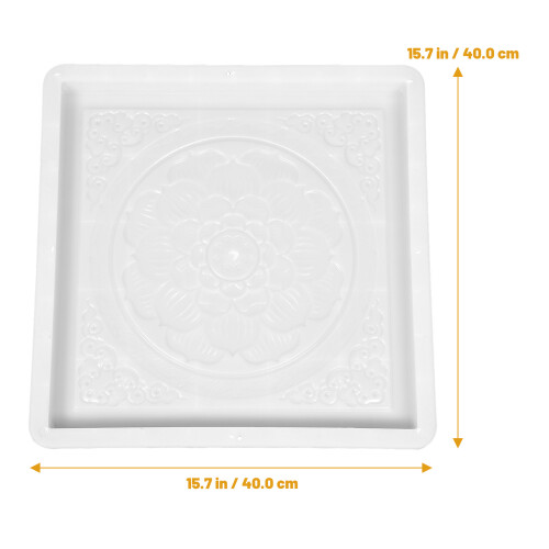 Vintage Pattern Cement Tile Mold Chinese Style Brick Making Stencil 1