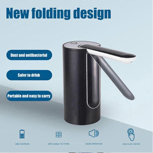 (White)Automatic Water Dispenser Electric Drinking Water Pump Usb Rechargeable 1200mah 1