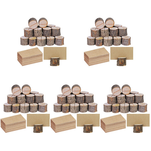 5 Sets Tischschilder Retro Bildhalter Tischzubehör 1