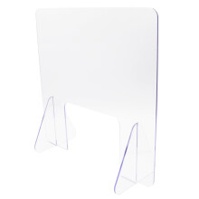 2Stk Schutztisch-Panel, Spuckschutz, Transparent, Leicht