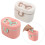 8Pièces Boîte Lait Poudre Bébé PP Design Coloré 11
