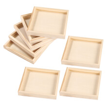 40 Pièces Plateau De En Bois Pour Cube 3D Éducatif Enfant