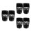 6Pcs Black Plastic Billiard Storage Pockets Pool Table Side Basket 9